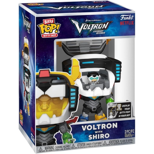 Pop Animation Voltron Legendary Defender 6 Inch Action Figure Bitty Bot - Voltron with Shiro