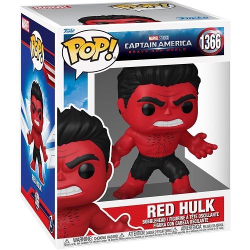 Pop Marvel Brave New World 6 Inch Action Figure Deluxe - Red Hulk #1366