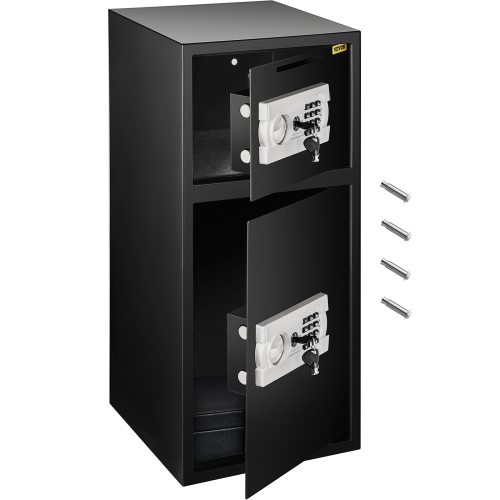 Image 1 of 7.. VEVOR Large Double Door Security Safe Box 2.6 Cubic Feet Steel Safe Box Strong Box with Digital Lock
