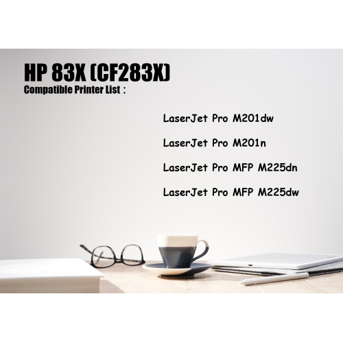 Ultra Toner® Compatible Replacement for HP 83X CF283X hp83x cf283x hp83 hp 83x High Yield Black Toner Cartridge for HP Laserjet Pro M201dw M201n MFP