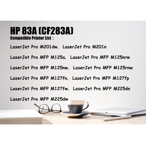 Ultra Toner® Compatible HP 83A CF283A hp83a hp83 Black Toner Cartridge for Laserjet Pro M201dw M201n M125a M125nrw M125nw M125rnw M127fn M127fp
