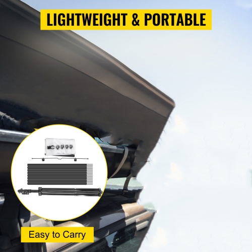 VEVOR Tripod Projector Screen with Stand 60 inch 16:9 4K HD Projection Screen Stand Wrinkle-Free Height Adjustable