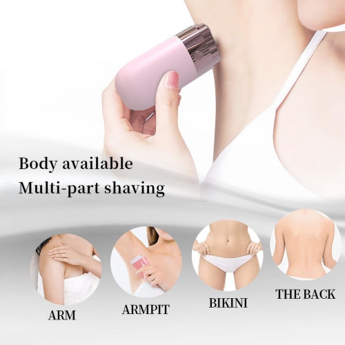 Lady Shaver Mini Painless Bikini Trimmer Epilator Facial Hair Removal Bikini Trimmers Body Groin Trimmer for Face Arms Leg