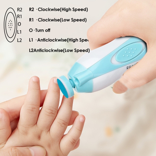 Nail Care Set Electric Nail Care, Nail Polish Exfoliating, Cuticle Treatment, 6 Types, LED Lights, Super Quiet Motor