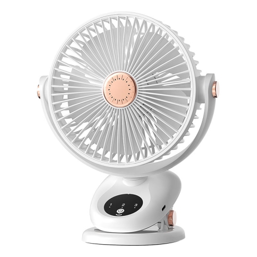 Portable Travel Fan, Multifunctional Lightweight Hanging Fan, 5 Speed Table Clamp Fan, USB Charging with LED Light for Outdoor Travel