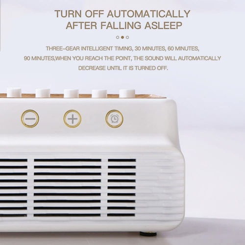 Natural Sound Speakers Sleep Aid Device White Noise Machine with Timing Function Home Audio System Wireless Bluetooth Speaker