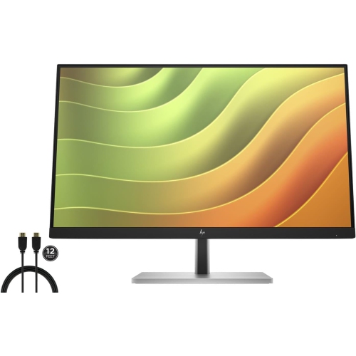 HP Monitor 24 Inch E24u G5-1920x1080, IPS, Ultra-Slim Design, Adjustable Stand, Anti-Glare, USB-C Connectivity, with HDMI Cable, Ideal for Home and