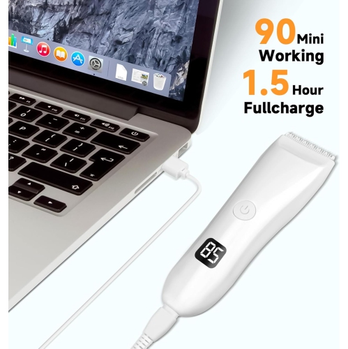 Bikini Trimmer for Women Electric Razor No Nicks & Irritation,Waterproof Body Shaver Groomer Kit for Women,Lady Hair Remover for Legs Armpits Arms