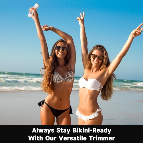 Bikini Trimmer for Women Electric Razor No Nicks & Irritation,Waterproof Body Shaver Groomer Kit for Women,Lady Hair Remover for Legs Armpits Arms