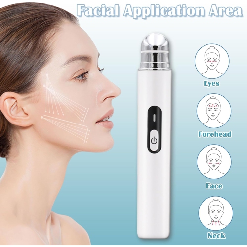 Eye Lift Wand Rechargeable Eye Massager Tool for Dark Circles Eye Bags Puffiness Under Eyes Massager for Lines Wrinkles Heated Eye Massager Wand Anti