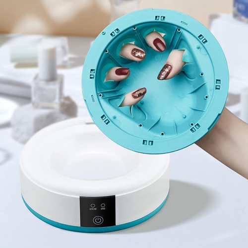Electric Mini Nail Polish Remover Box,Automatic Heating Fast Nail Polish Remover Machine,Steam UV Gel Nail Polish Removal for Home Nail Salon