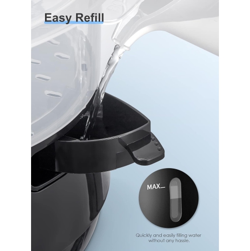 Cozeemax 3-Tier Electric Food Steamer – 13.7QT Vegetable Steamer with 60-Minute Timer, BPA-Free Baskets, 800W for Fast & Efficient Cooking