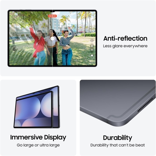 Refurbished - Samsung Galaxy Tab S10 Ultra Gray 256GB - AI Tablet, 14.6", AMOLED 2X, Anti-Reflection, 420 Nits, Vapor Chamber, S Pen Included -