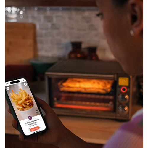 Four à convection de comptoir compact avec friture à air chaud Smart Oven de Breville - Acier inoxydable brossé