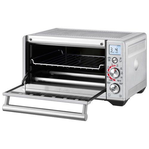 Four à convection de comptoir compact avec friture à air chaud Smart Oven de Breville - Acier inoxydable brossé
