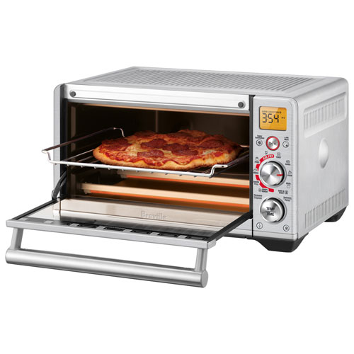 Four à convection de comptoir compact avec friture à air chaud Smart Oven de Breville - Acier inoxydable brossé