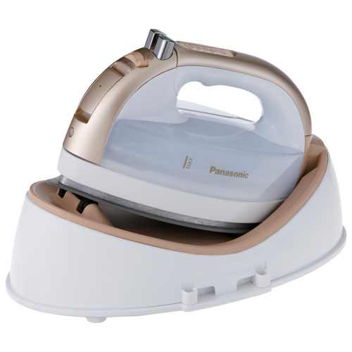 Panasonic Cordless Steam/Dry Iron (NIQL2000N) - Champagne
