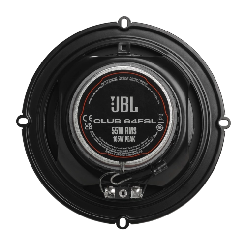 JBL Club 64FSL Club Series 6-1/2" 55W RMS Shallow-Mount 2-Way Car Speakers