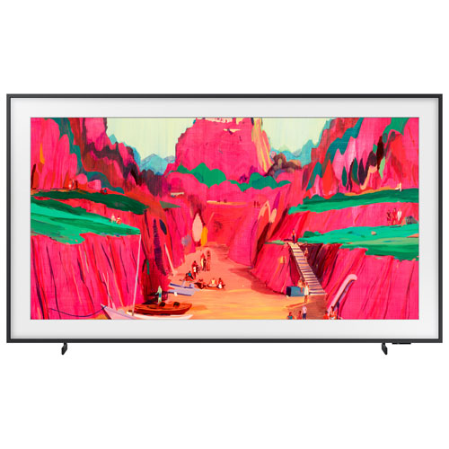 Image 1 de 25.. Téléviseur intelligent Tizen HDR Neo QLED UHD 4K 65 po The Frame Pro de Samsung - 2025