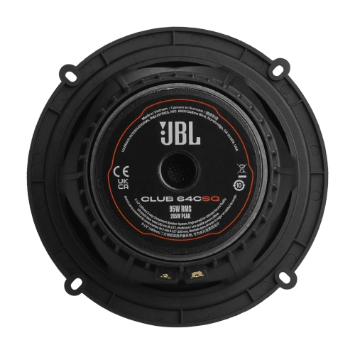 Système de haut-parleurs à composants 95 W RMS 6-1/2 po Club 64CSQ Series de JBL - Haut de gamme