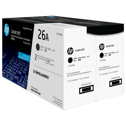 HP 26A Black Original LaserJet Toner Cartridges - 2-Pack -