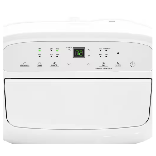 Remis à neuf – Climatiseur portatif avec déshumidificateur PD1213CWRU 8000&nbsp;BTU de Toshiba, blanc