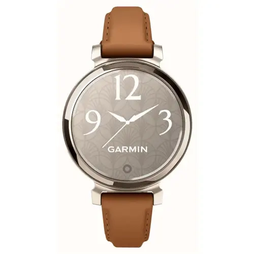 GARMIN  Refurbished (Good) - Lily 2 Classic Bluetooth Smartwatch - Cream Gold With Leather Band In Tan