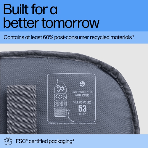 Sac à dos Travel Plus de HP pour portable de 17 po - Bleu graphite