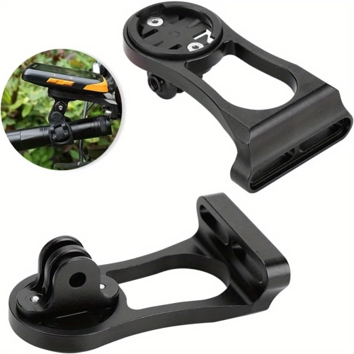 AMOLED Smart Watch with Sports Modes & AI Voice, Plus Bicycle Mount with Camera Clip