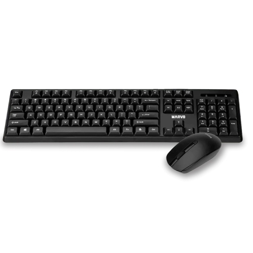 Ensemble clavier et souris sans fil de 2,4 GHz WS005 de Marvo_Noir