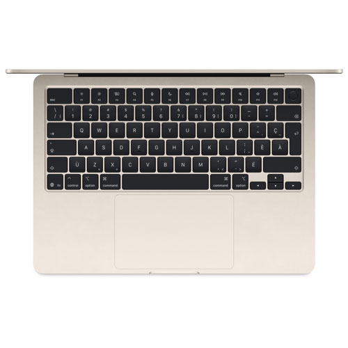 Apple MacBook Air 13.6" w/ Touch ID - Starlight (Apple M4 / 16GB RAM / 256GB SSD) - English