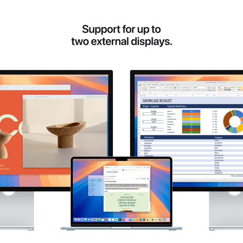 Apple MacBook Air 13.6" w/ Touch ID (2025) - Midnight (Apple M4 / 16GB RAM / 512GB SSD) - English