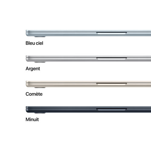 Apple MacBook Air 13.6" w/ Touch ID (2025) - Midnight (Apple M4 / 16GB RAM / 512GB SSD) - English