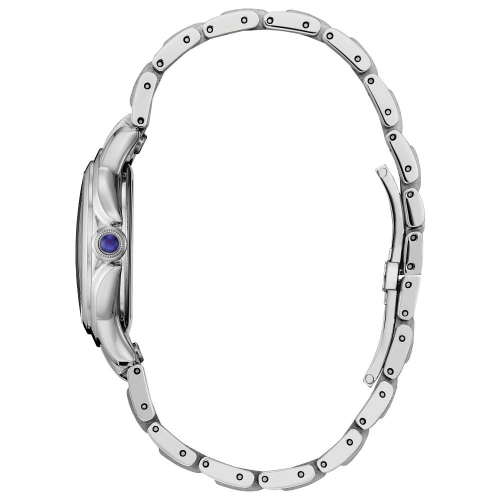 Montre pour femmes Eco-Drive L Ceci de Citizen 31,5&nbsp;mm avec boîtier et bracelet en acier inoxydable argenté et cadran noir