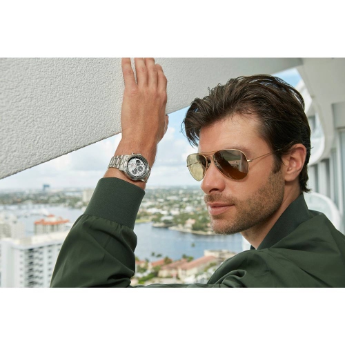 Citizen Mens Promaster Navihawk Eco-Drive Watch 40mm Silver-Tone Stainless Steel Case and Bracelet with Silver-Tone Dial