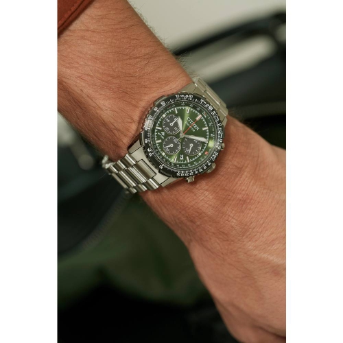 Montre homme à éco-entraînement Promaster Navihawk 40 mm en inox argenté avec cadran kaki Citizen