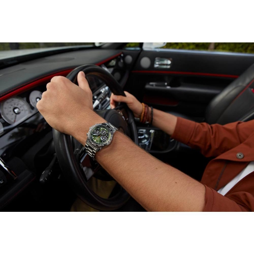 Montre homme à éco-entraînement Promaster Navihawk 40 mm en inox argenté avec cadran kaki Citizen