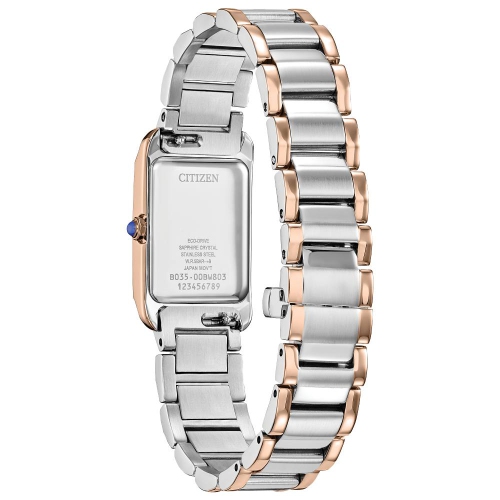 Citizen Ladies Citizen L Bianca Eco-Drive Watch 32.4mm Two-Tone Stainless Steel Case and Bracelet with Pink Dial