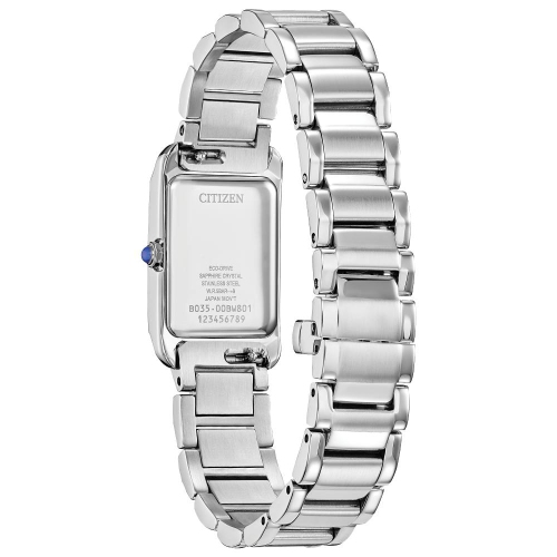 Citizen Ladies Citizen L Bianca Eco-Drive Watch 32.4mm Silver-Tone Stainless Steel Case and Bracelet with White Dial