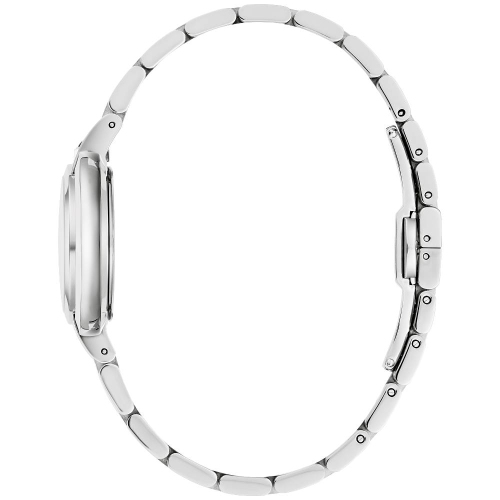 Bulova Ladies Rubaiyat Quartz Watch 30.5mm Silver-Tone Stainless Steel Case and Bracelet with Pink Mother-of-Pearl Dial