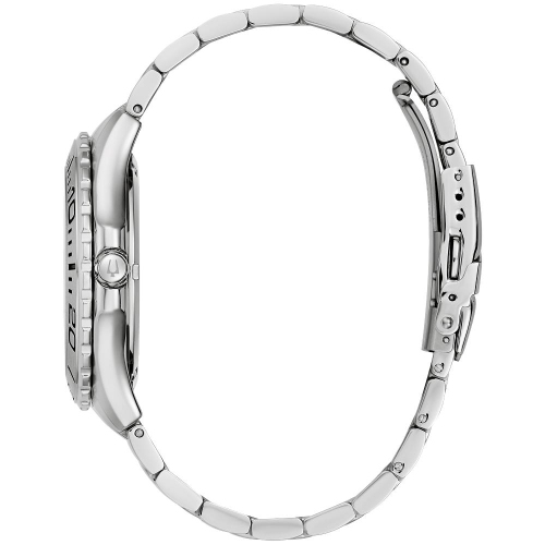 Bulova Mens Misc Sport Quartz Watch 42mm Silver-Tone Stainless Steel Case and Bracelet with Grey Dial