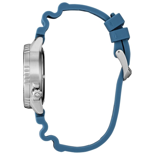 Montre pour femmes Promaster Dive Eco-Drive 36,5 mm boîtier inox argenté bracelet polyuréthane bleu clair/cadran bleu de Citizen