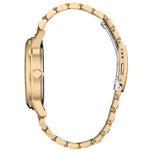 Citizen Mens Rolan Eco-Drive Watch 40.5mm Gold-Tone Stainless Steel Case and Bracelet with Grey Dial