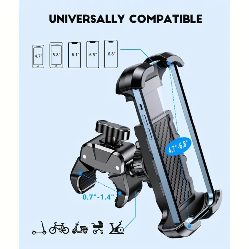 2025 Smart Watch 1.83" with Sports Modes & Call Reminder + Bike Phone Mount & Pedal Assist Sensor for E-Bikes