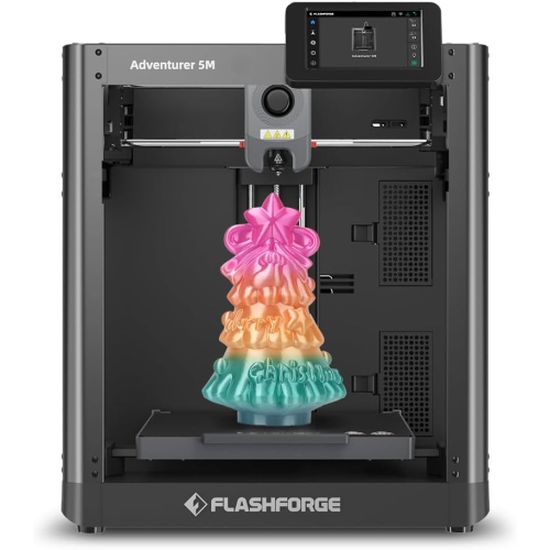Flashforge Adventurer 5M 3D Printer with Display Screen & 600mm/s High Speed