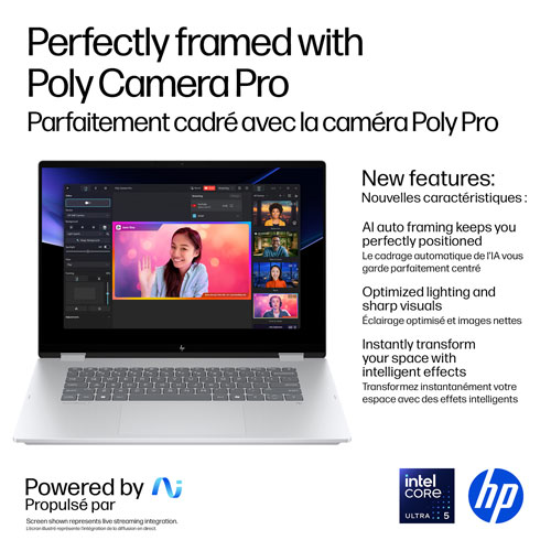 Portable Copilot+ PC 2-en-1 tactile de 16 po OmniBook 7 Flip de HP