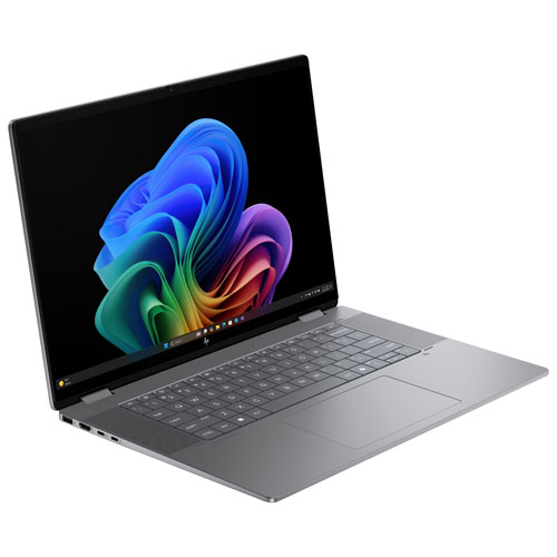 Portable Copilot+ PC 2-en-1 tactile de 16 po OmniBook X Flip de HP (Ryzen AI 300 d'AMD/RAM 32 Go/SSD 1 To)