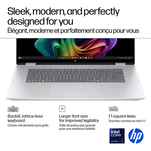 HP OmniBook 7 Flip 16" Touchscreen 2-in-1 Copilot+ PC Laptop (Intel Core Ultra 7-258V/32GB RAM/1TB SSD)