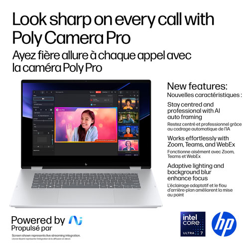 HP OmniBook 7 Flip 16" Touchscreen 2-in-1 Copilot+ PC Laptop (Intel Core Ultra 7-258V/32GB RAM/1TB SSD)