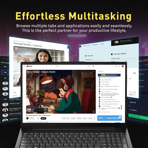 Lenovo V15 Gen 4 15.6" FHD Anti-Glare Laptop, Intel i5-13420H, 40GB DDR4 RAM, 1.16TB Storage, Intel UHD Graphics, Windows 11 Pro, Black
